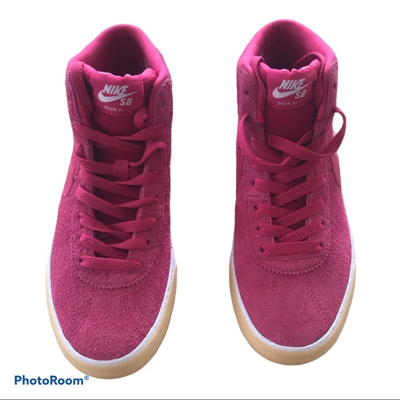 Nike Bruin Skateboarding High, Rush Pink, 7.5 - Picture 3 of 6